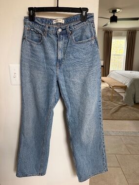 Abercrombie high rise loose jeans